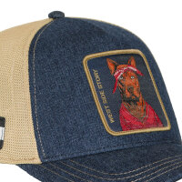 CAPSLAB Trucker Cap - FINITIONS PREMIUM WEST SIDE STORY Blue/Beige