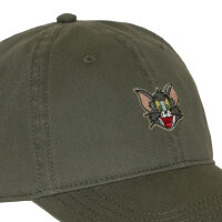 CAPSLAB Dad Cap - TOM & JERRY CAT Olive