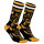Von Dutch Originals  2-Pack Tennis Socks VD Allover Print black/yellow