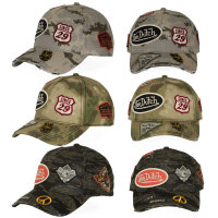 Von Dutch Originals 5 Panel Snapback Cap CAMO PATCH VD
