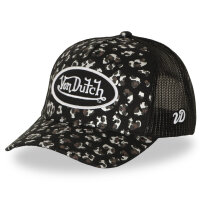 Von Dutch Originals Trucker Cap Allover Leopard VD Patch