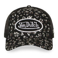 Von Dutch Originals Trucker Cap Allover Leopard VD Patch