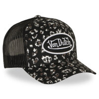Von Dutch Originals Trucker Cap Allover Leopard VD Patch