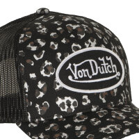 Von Dutch Originals Trucker Cap Allover Leopard VD Patch