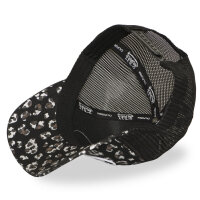 Von Dutch Originals Trucker Cap Allover Leopard VD Patch