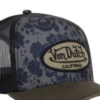 Von Dutch Originals Trucker Cap Sublimation VD Patch PRINT SKULL CAMO