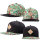 Djinns 6 Panel Snapback Cap Woven Jungle