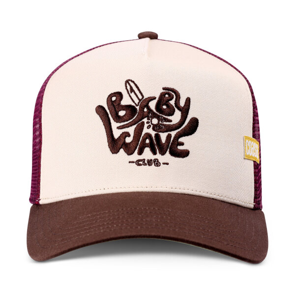 Coastal HFT Baby Wave Trucker Cap Creme/Brown
