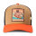Coastal HFT Chill Surf Trucker Cap Khaki/Rust