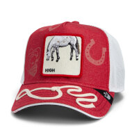 Goorin Bros. OG Trucker Cap Horse Play Way Up Red