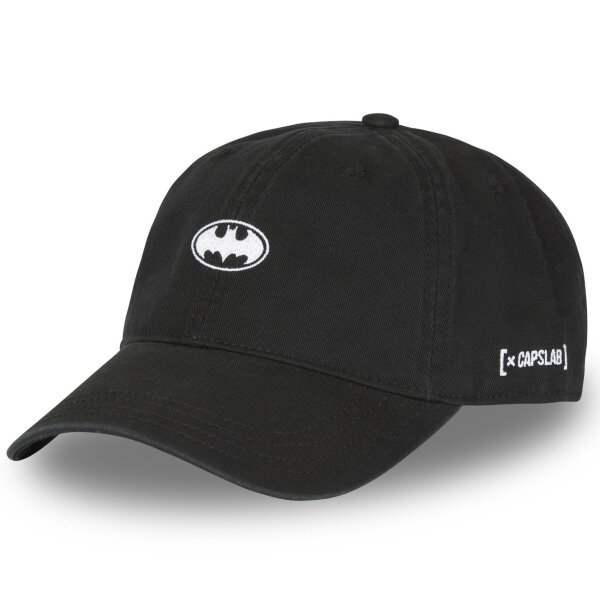 CAPSLAB  X DC COMICS BATMAN Logo Dad Cap - Black