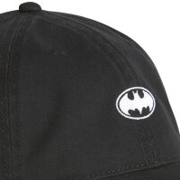 CAPSLAB  X DC COMICS BATMAN Logo Dad Cap - Black