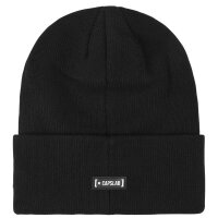 CAPSLAB  LOONEY TUNES TAZ Beanie Basic Flap Black
