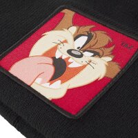 CAPSLAB  LOONEY TUNES TAZ Beanie Basic Flap Black