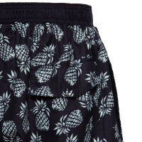 King Kerosin Herren Badeshort Lang "Ananas"