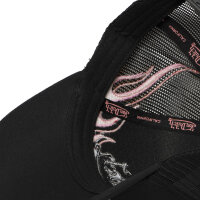 Von Dutch Originals Trucker Cap - Baseball FLAMME Black/Fire Rose