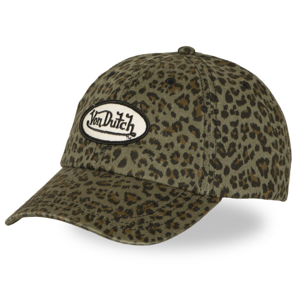 Von Dutch Originals Dad Cap - Allover LEOPARD VD PATCH Strapback AOP
