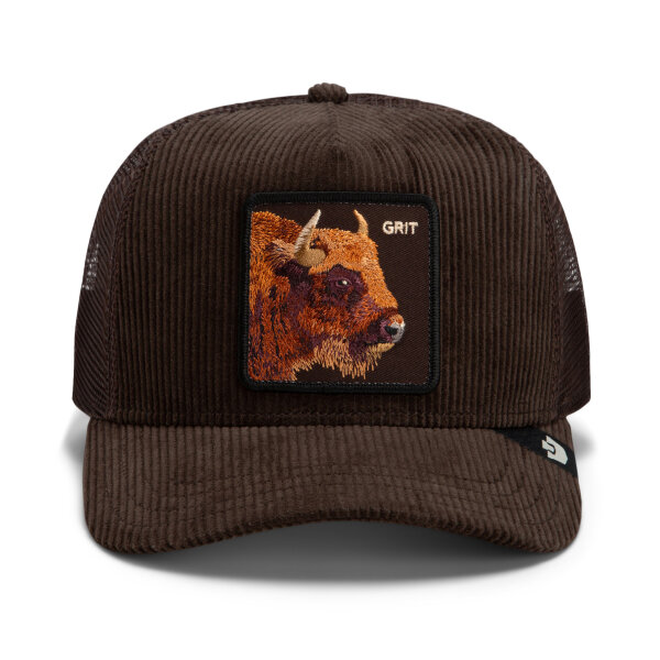 Goorin Bros. OG Trucker Cap Core Mesh Corduroy Grit Ground