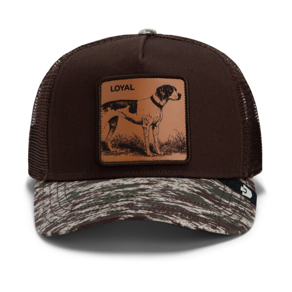 Goorin Bros. OG Trucker Cap Core Mesh Camo Engraved Dog Camouflage