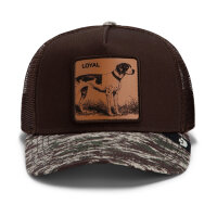 Goorin Bros. OG Trucker Cap Core Mesh Camo Engraved Dog Camouflage