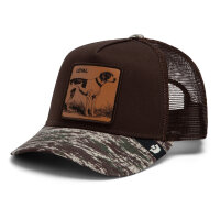 Goorin Bros. OG Trucker Cap Core Mesh Camo Engraved Dog Camouflage