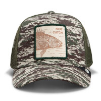 Goorin Bros. OG Trucker Cap Core Mesh Camo Engraved Bass Camouflage