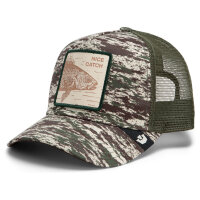 Goorin Bros. OG Trucker Cap Core Mesh Camo Engraved Bass Camouflage