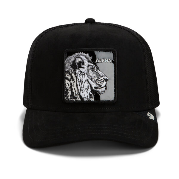 Goorin Bros. OG Trucker Cap Core Mesh Black Out Lion Void