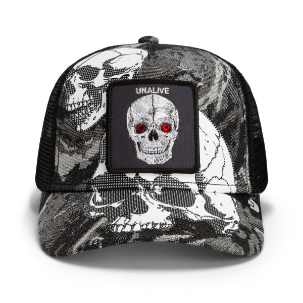 Goorin Bros. OG Trucker Cap Core Mesh Bone Head Unalive Void