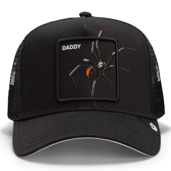 Goorin Bros. 5 Panel Baseball Cap Core Mesh Over the Line Spider Void