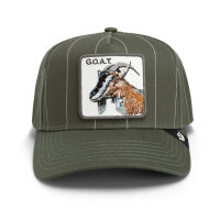 Goorin Bros. OG Trucker Cap Pinstripe Goat Palm Green
