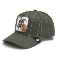 Goorin Bros. OG Trucker Cap Pinstripe Goat Palm Green