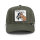 Goorin Bros. OG Trucker Cap Pinstripe Goat Palm Green