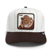Goorin Bros. OG Trucker Cap Pinstripe Lion Mineral Gray