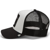 Goorin Bros. OG Trucker Cap Core Mesh Danger Skull and Crossbones Dust