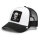 Goorin Bros. OG Trucker Cap Core Mesh Danger Skull and Crossbones Dust
