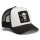 Goorin Bros. OG Trucker Cap Core Mesh Danger Skull and Crossbones Dust