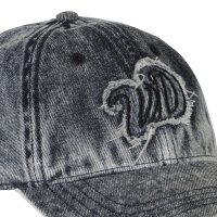 Von Dutch Originals Dad Cap - DENIM VD PATCHES Fringe