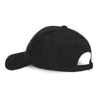 Von Dutch Originals Dad Cap - SUEDE Ton-In-Ton Strapback Black