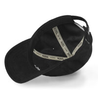 Von Dutch Originals Dad Cap - SUEDE Ton-In-Ton Strapback Black