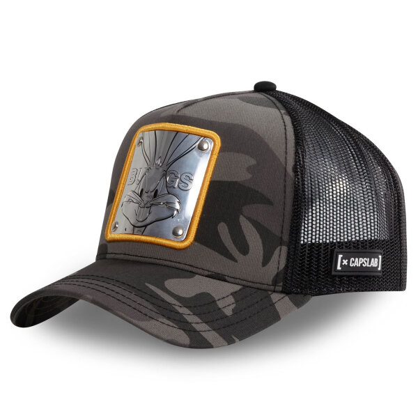 CAPSLAB  X LOONEY TUNES - Bugs Bunny Trucker Cap Dark Camo