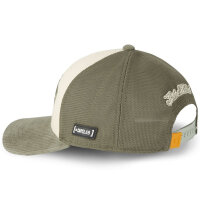 CAPSLAB  Semi Curved Premium Trucker Cap Bugs Bunny Hand
