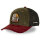 CAPSLAB Trucker Cap - Premium Suede Patch TOM AND JERRY Olive