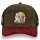 CAPSLAB Trucker Cap - Premium Suede Patch TOM AND JERRY Olive