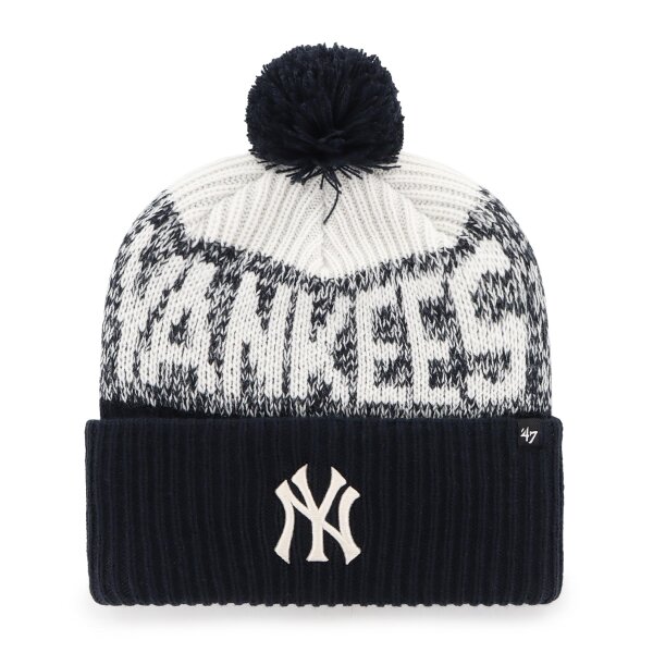 47 Brand MLB Beanie Bone Chill 47 Cuff Knit New York Yankees Navy