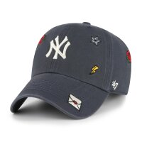 47 Brand Cap Multi Scatter CLEAN UP New York Yankees Navy