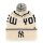 47 Brand MLB Beanie Quattrle 47 Cuff Knit New York Yankees Natural