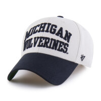 47 Brand Cap Broke Line MVP Michigan Wolverines Bone