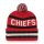 47 Brand NFL Beanie Bering 47 Cuff Knit Kansas City Chiefs Red