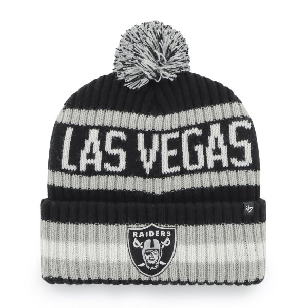 47 Brand NFL Beanie Bering 47 Cuff Knit Las Vegas Raiders Black